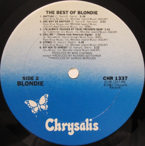 Blondie : The Best Of Blondie (LP, Comp)