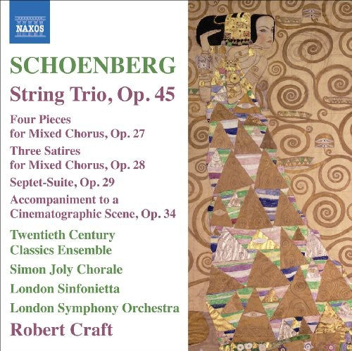 the album cover for Robert Craft - String Trio / Four Pieces of Mixed Chorus
