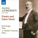 the album cover for Kyle Dzapo - Etudes & Salon Music