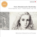 the album cover for Munich Piano Trio - Piano Quartet Op 3 / Piano Sextet Op 110