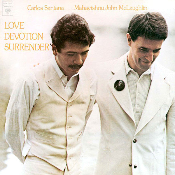Carlos Santana, Mahavishnu John McLaughlin* : Love Devotion Surrender (LP, Album, Ltd, RE, Tra)