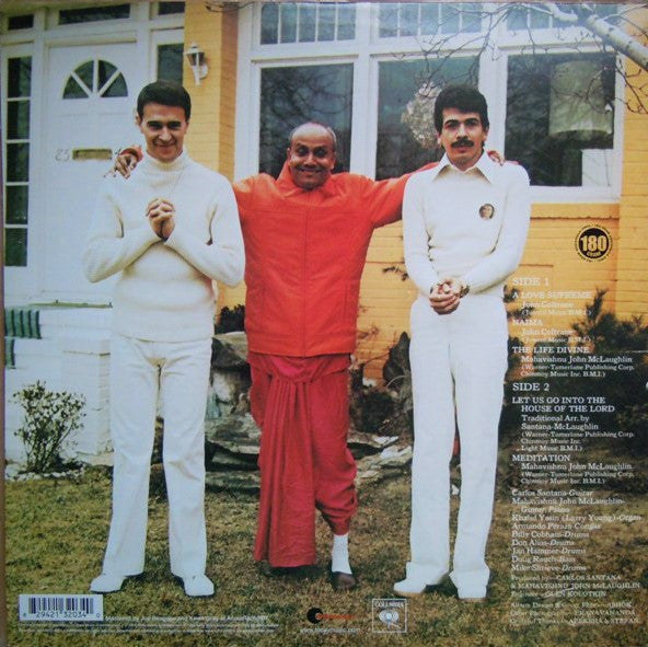 Carlos Santana, Mahavishnu John McLaughlin* : Love Devotion Surrender (LP, Album, Ltd, RE, Tra)