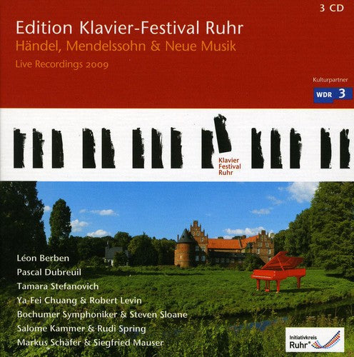 the album cover for G.F. Handel - Ruhr Piano Festival & New Music 2009