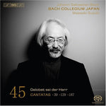the album cover for Bach Collegium Japan - Cantatas 45