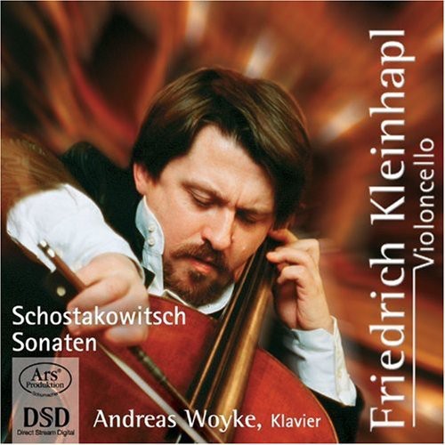 the album cover for Shostakovich / Schmeding - Cello Sonata
