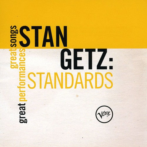the album cover for Stan Getz - Standards [Great Songs/Great Performances]