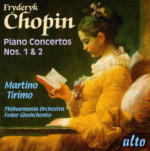 the album cover for Martino Tirimo, piano - Piano Concertos 1 & 2