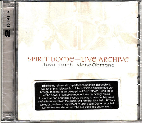 Steve Roach, vidnaObmana* : Spirit Dome - Live Archive (CD, Album, RE + CD, Album, RE + Comp)
