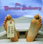 the album cover for Service Industry - Calm Down