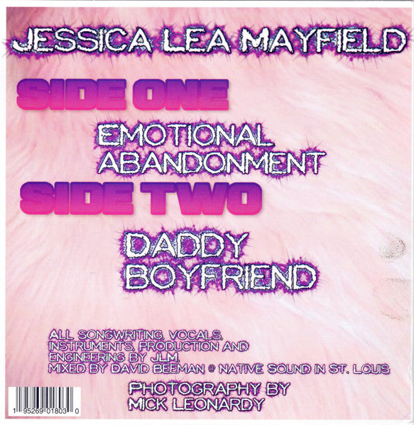 Jessica Lea Mayfield : Emotional Abandonment (7", Single, Ltd, Pur)