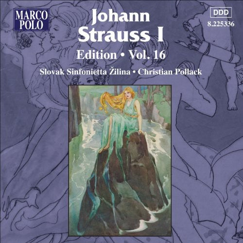 the album cover for Christian Pollack - Johann Strauss I Edition 16