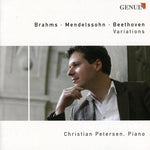 the album cover for Christian Petersen - Variations