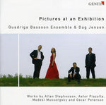 the album cover for Quadriga Bassoon Ensemble - Pictures at An Exhibition