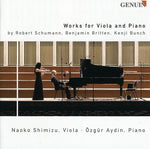the album cover for Naoko Shimizu - Works for Viola & Piano