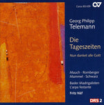 the album cover for Georg Philipp Telemann - Die Tageszeiten