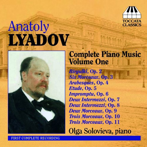 the album cover for B. Tchaikovsky - Complete Piano Music 1