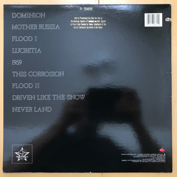 The Sisters Of Mercy : Floodland (LP, Album, Promo)