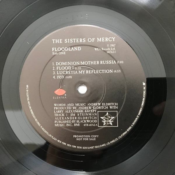 The Sisters Of Mercy : Floodland (LP, Album, Promo)