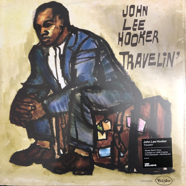 John Lee Hooker : Travelin' (LP, Album, Mono, Club, Ltd, Num, RE, RM, Blu)