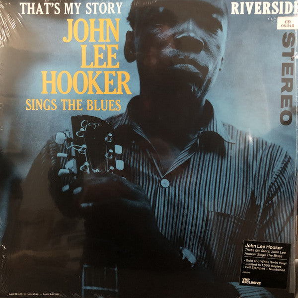 John Lee Hooker : That's My Story: John Lee Hooker Sings The Blues (LP, Album, Club, Ltd, Num, RE, RM, Gol)