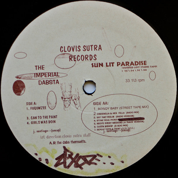 The Imperial Dabsta : Sun Lit Paradise (Revisited Lost Studio Tapes: 92/94/96/00) (LP)