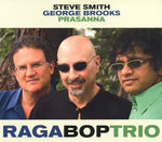 the album cover for Smith/Brooks/Prasanna - Raga Bop Trio