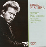 the album cover for EDWIN FISCHER - Piano Concertos: Complete 78RPM Studio Recordings
