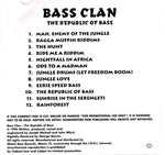 Bass Clan : Republic Of Bass (CD, Album)