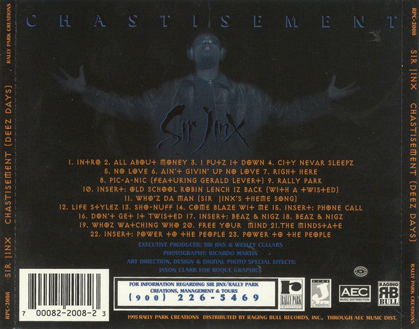 Sir Jinx : Chastisement (Deez Days) (CD, Album)