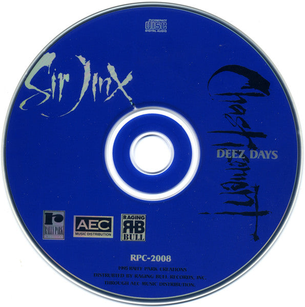 Sir Jinx : Chastisement (Deez Days) (CD, Album)