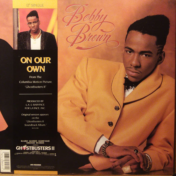 Bobby Brown : On Our Own (12", Single, Hyb)
