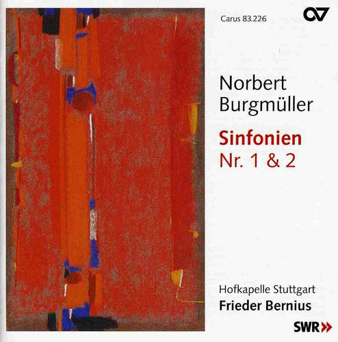 the album cover for N. Burgmuller - Symphony No 1 & 2