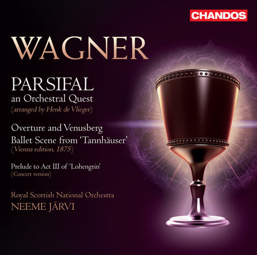 the album cover for Neeme JÃ¤rvi - Parsifal Ovtr & Venusberg Ballet Scene Tannhauser