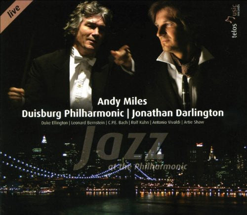 the album cover for Andy Miles - Jazz at the Philharmonic
