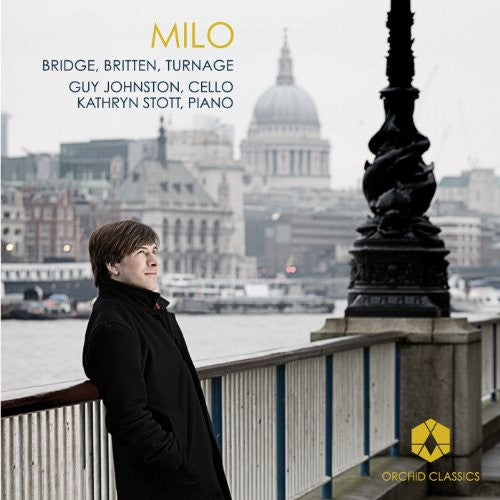 the album cover for Guy Johnston - Milo