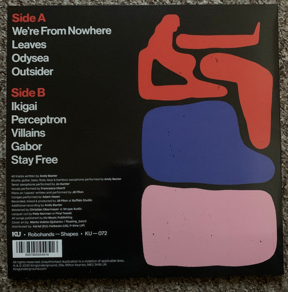 Robohands : Shapes (LP, Album, Ltd, Tur)