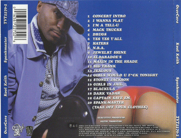 Kool Keith : Spankmaster (CD, Album)