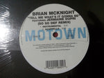 Brian McKnight featuring Jermaine Dupri : Tell Me What's It Gonna Be (12")