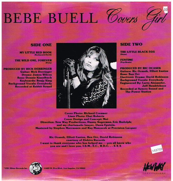 Bebe Buell : Covers Girl (12", EP)