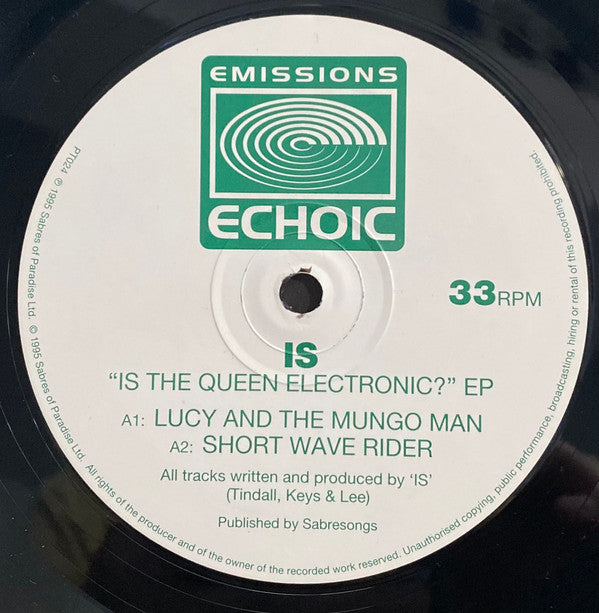 Is : Is The Queen Electronic? (12")