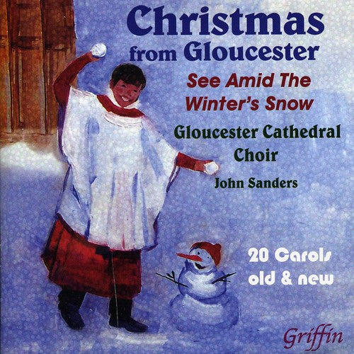 the album cover for Britten/Copland/Finzi/Copland - Christmas from Gloucester: See Amid the Winter's