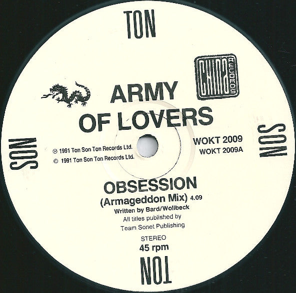 Army Of Lovers : Obsession (12", Single)