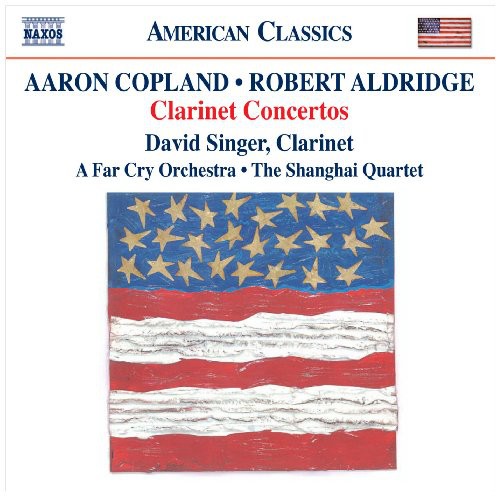 the album cover for David Singer - Clarinet Concertos