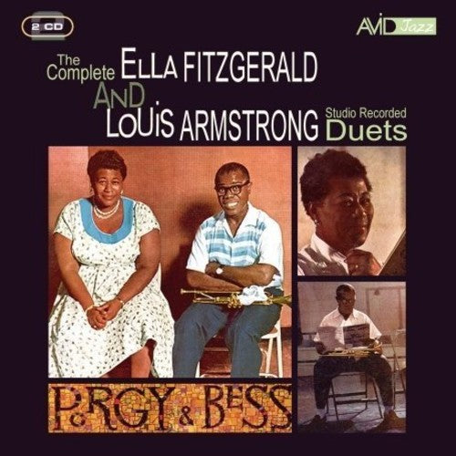 the album cover for Ella Fitzgerald & Louis Armstrong - Complete Studio Recorded Duets [Import]