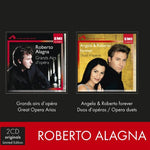 the album cover for ROBERTO ALAGNA - Airs D'opera/Duos Avec Gheorghiu [Import]