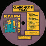 Yello : Claro Que Si (LP, Album, Gre)