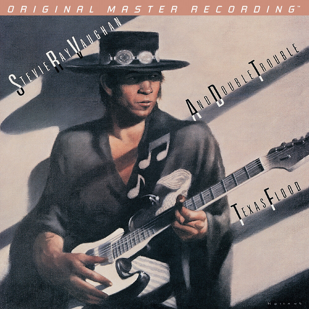 the album cover for Stevie Ray Vaughan - Texas Flood