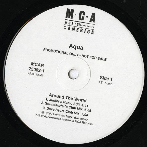 Aqua : Around The World (12", Promo)