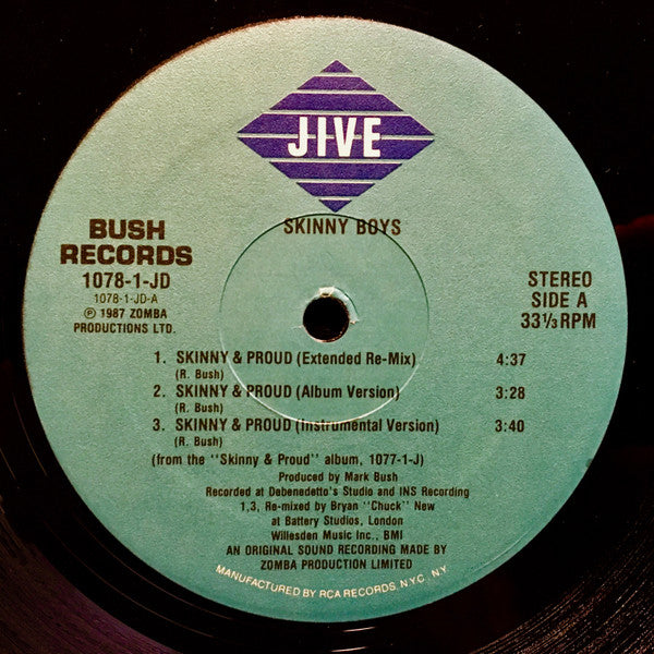 Skinny Boys : Skinny & Proud (12")