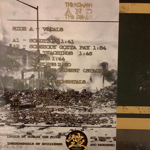 Nowaah The Flood, Evilldewer : The Nowaah And The Dewer (12", EP, Ltd, Sil)